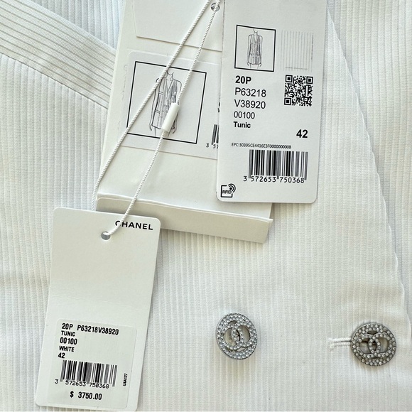 NWT!!! CHANEL women tunic top size 42 FR or 8 US Authentic Retail 3750$ - Picture 9 of 16